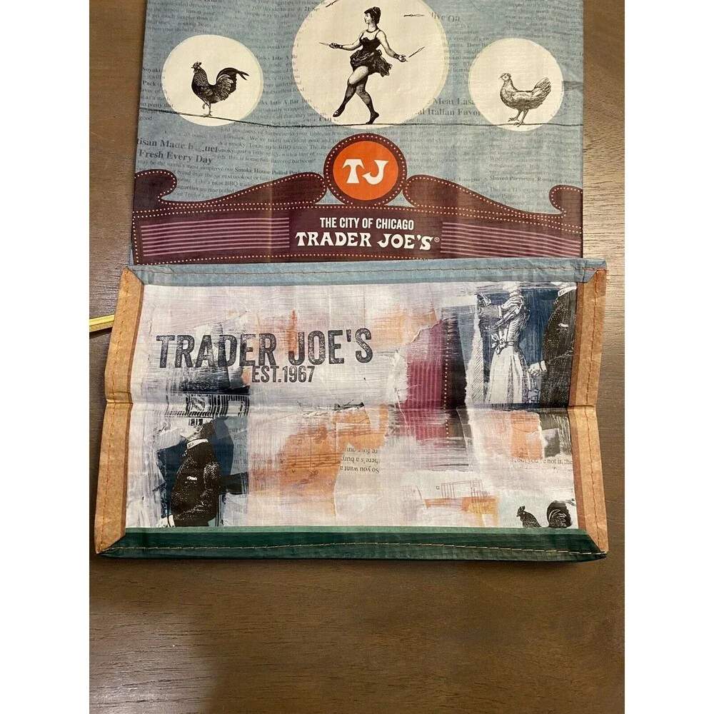 Trader Joe’s Bag CHICAGO Reusable NEW Grocery Shopping Gr8 Gift Ships Fast